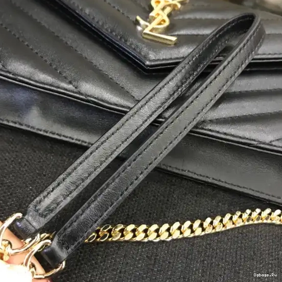 WALLET MATELASSÉ CASSANDRE CHAIN YSL 0627